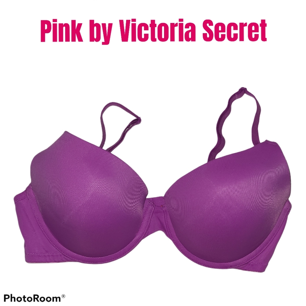 Lot of 2 Victoria Secret Pink Bras 36C EUC